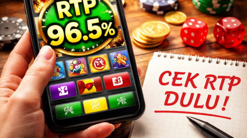 Sebelum Bermain Cek RTP Terlebih Dahulu Agar Tidak Salah Pilih Game