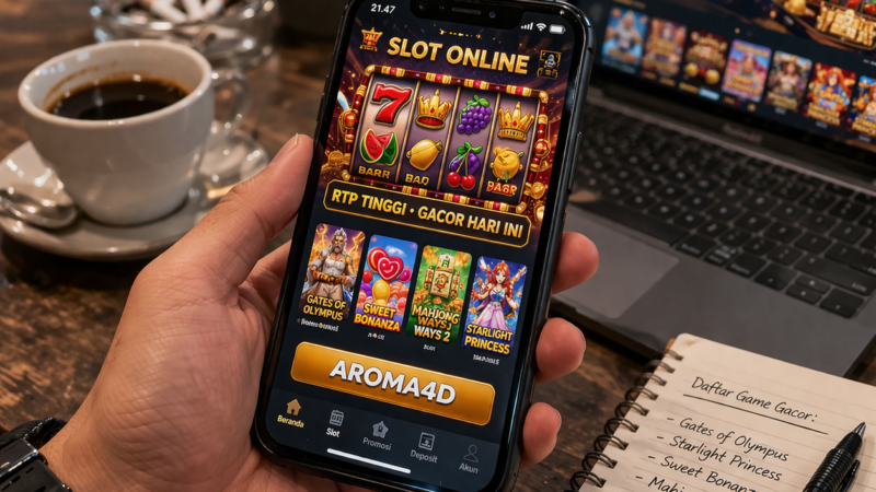 Bocoran RTP Tinggi: Daftar Game Slot Paling Gacor di AROMA4D Hari Ini