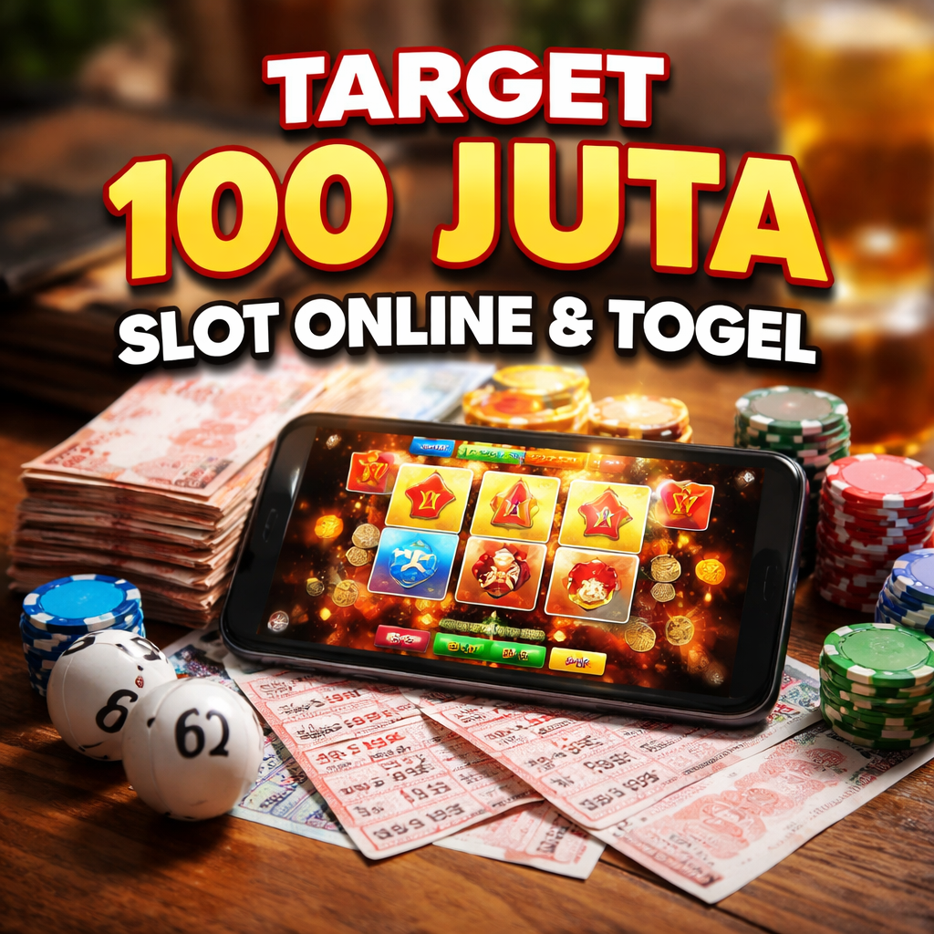Cara Realistis Mengelola Target 100 Juta dari Slot Online & Togel (Panduan Bijak untuk Pemula)
